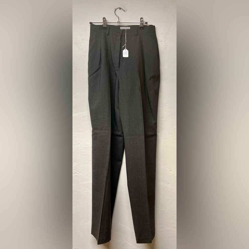Barney Newyork Rayon Dark Grey Dress Pants